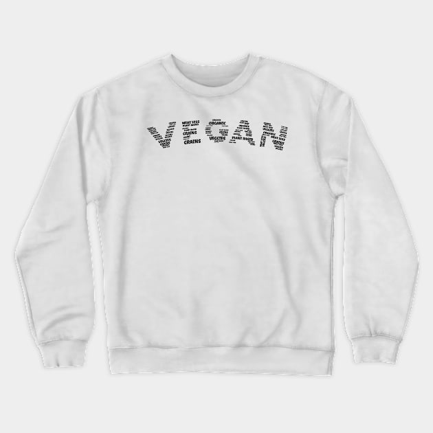 Vegan Crewneck Sweatshirt by MZeeDesigns